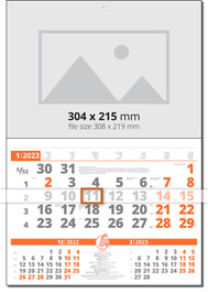 оранжев календар 2020